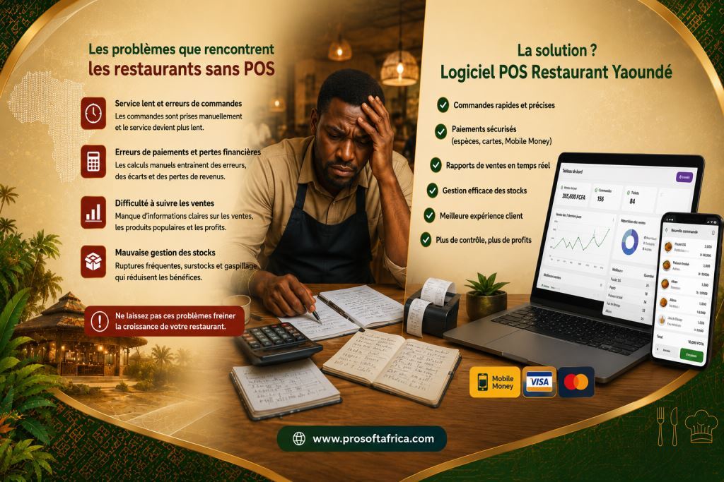 Logiciel POS Restaurant Yaoundé 2