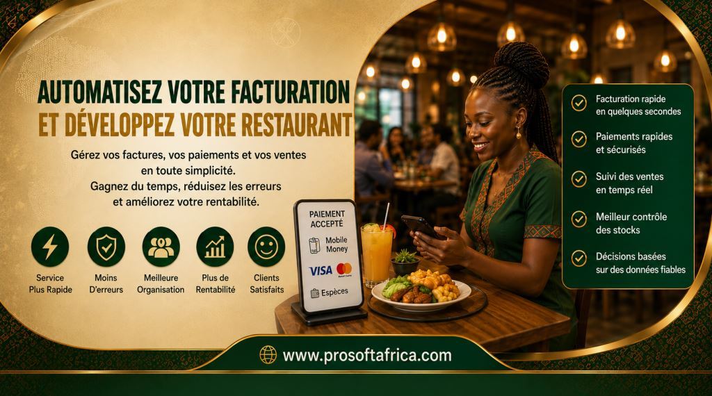 Logiciel de Facturation Restaurant Douala 2