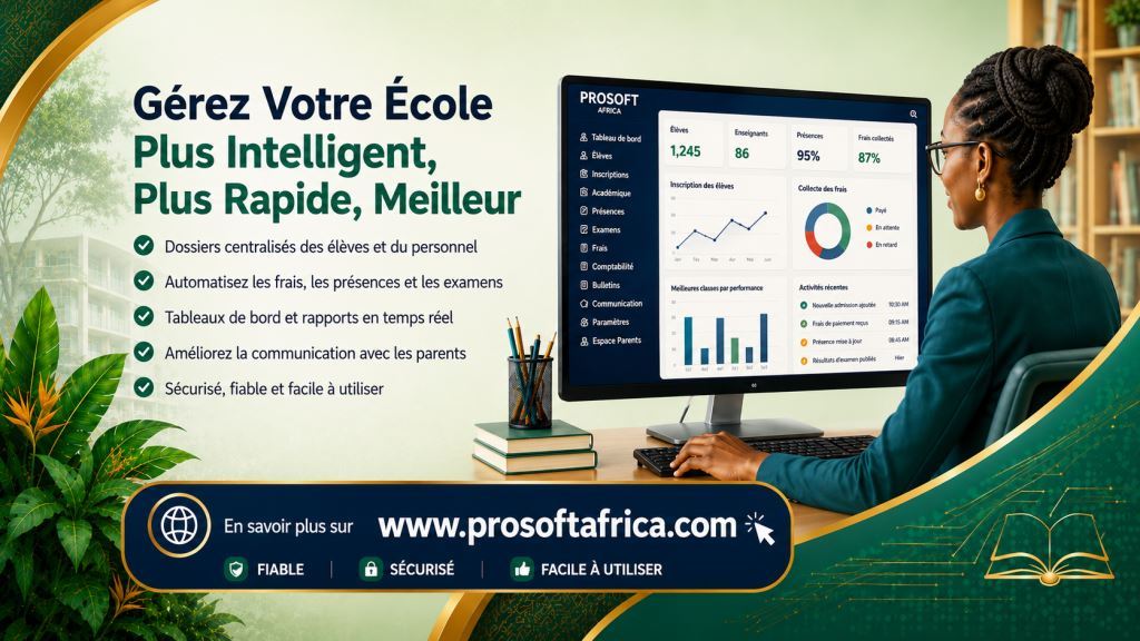 Logiciel de gestion d'établissement scolaire à Douala 2