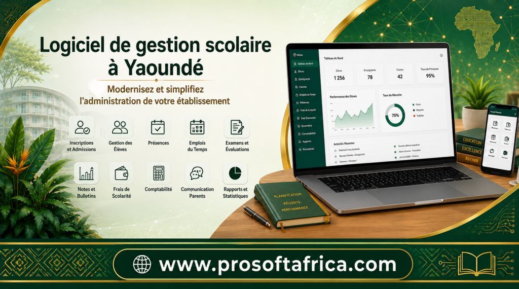 Logiciel de gestion scolaire à Yaoundé