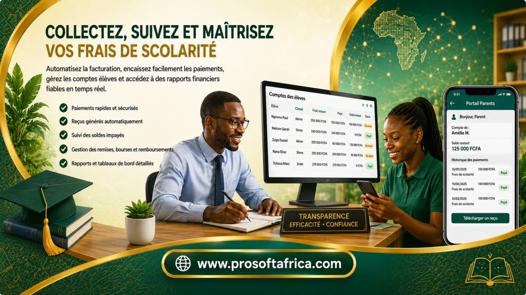 Solution de Gestion des Frais de Scolarité à Yaoundé 2