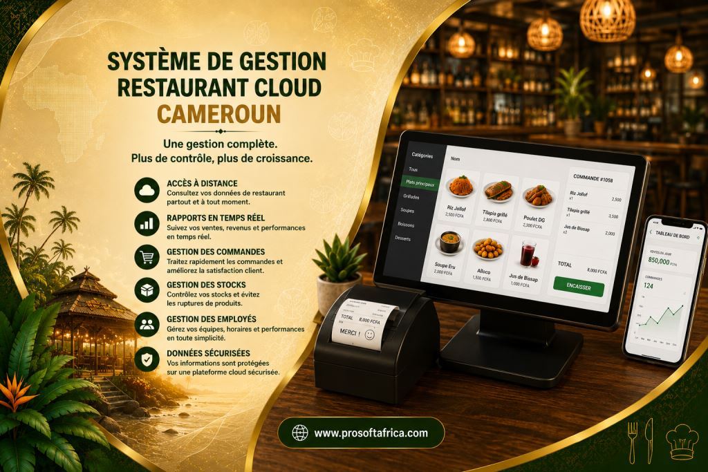Système de Gestion Restaurant Cloud Cameroun 2