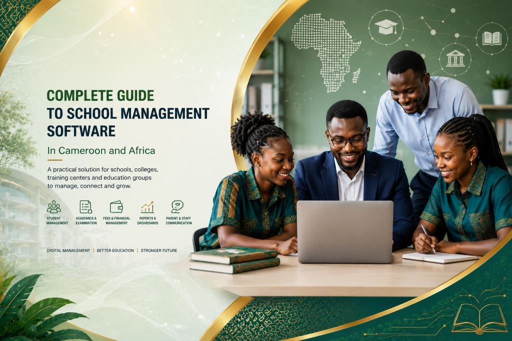 African-staff-using-school-management-software-in-Cameroon-with-Prosoft-Africa-support.