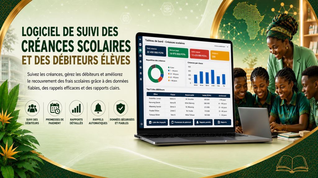 gestion des créances scolaires Cameroun avec le logiciel Prosoft Africa au Cameroun et en Afrique1