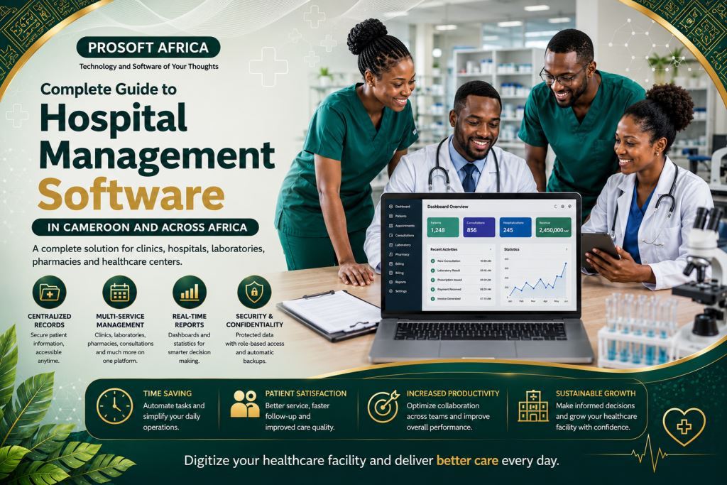 hospital management software in Cameroon with Prosoft Africa support