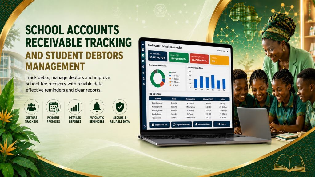 school accounts receivable management Cameroon with Prosoft Africa software in Cameroon and Africa