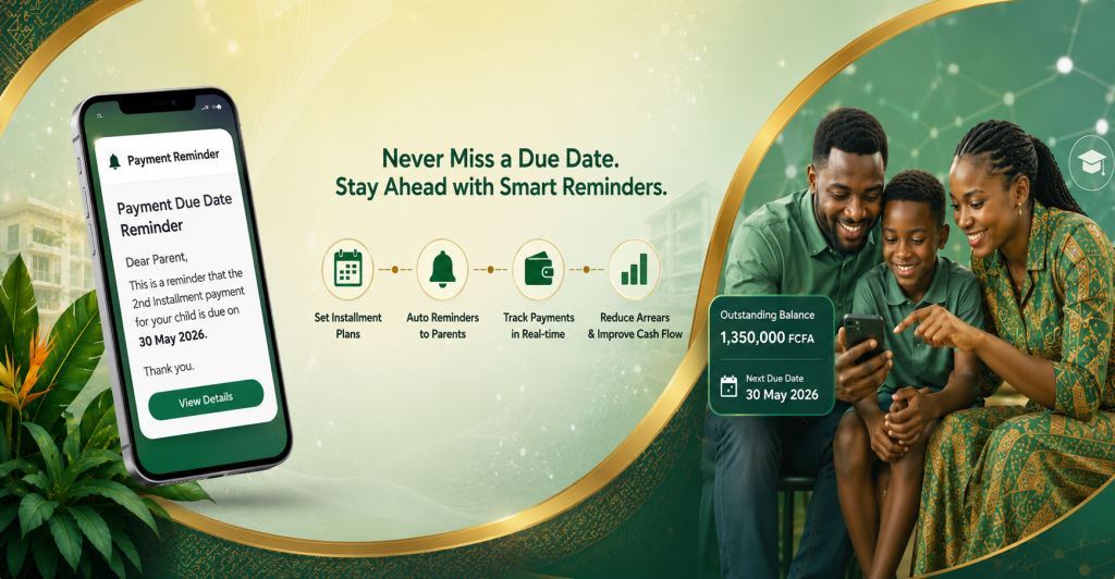 school payment due date management software with Prosoft Africa software in Cameroon and Africa