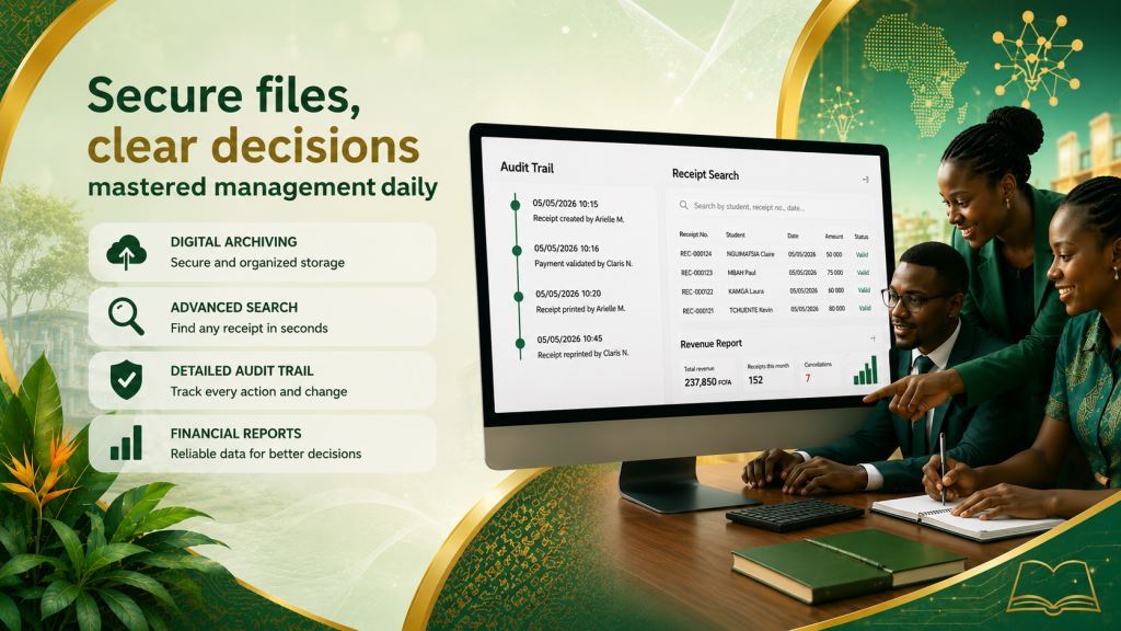 school receipt archiving software Cameroon with Prosoft Africa software in Cameroon and Africa2