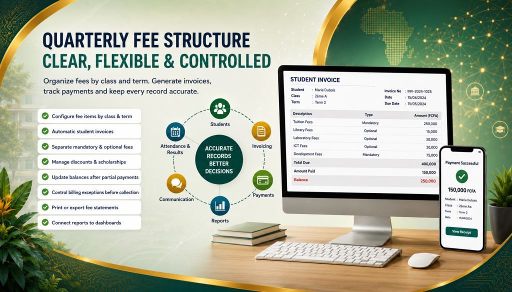 Automatic School Billing and Term Fee Structure Software 2