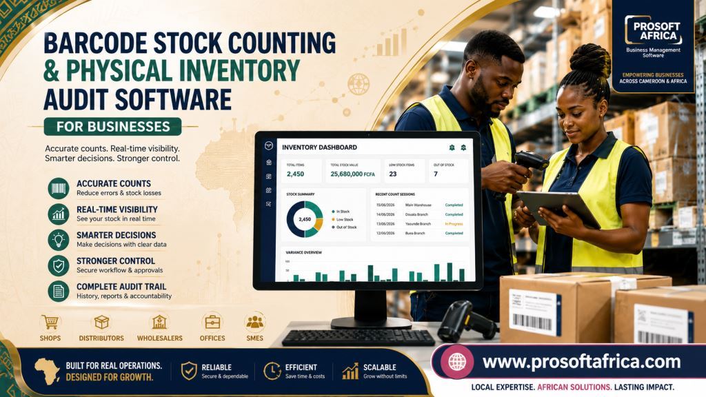Barcode Stock Counting and Physical Inventory Audit Software for Businesses