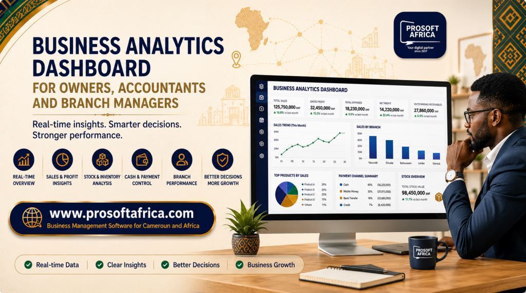 Business Analytics Dashboard for Owners, Accountants and Branch Managers