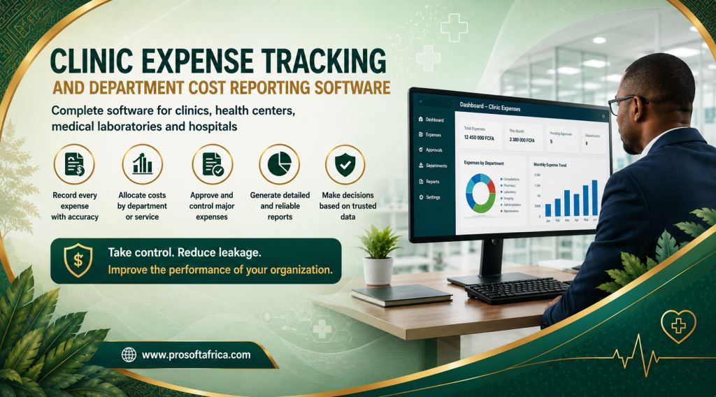 Clinic Expense Tracking and Department Cost Reporting Software