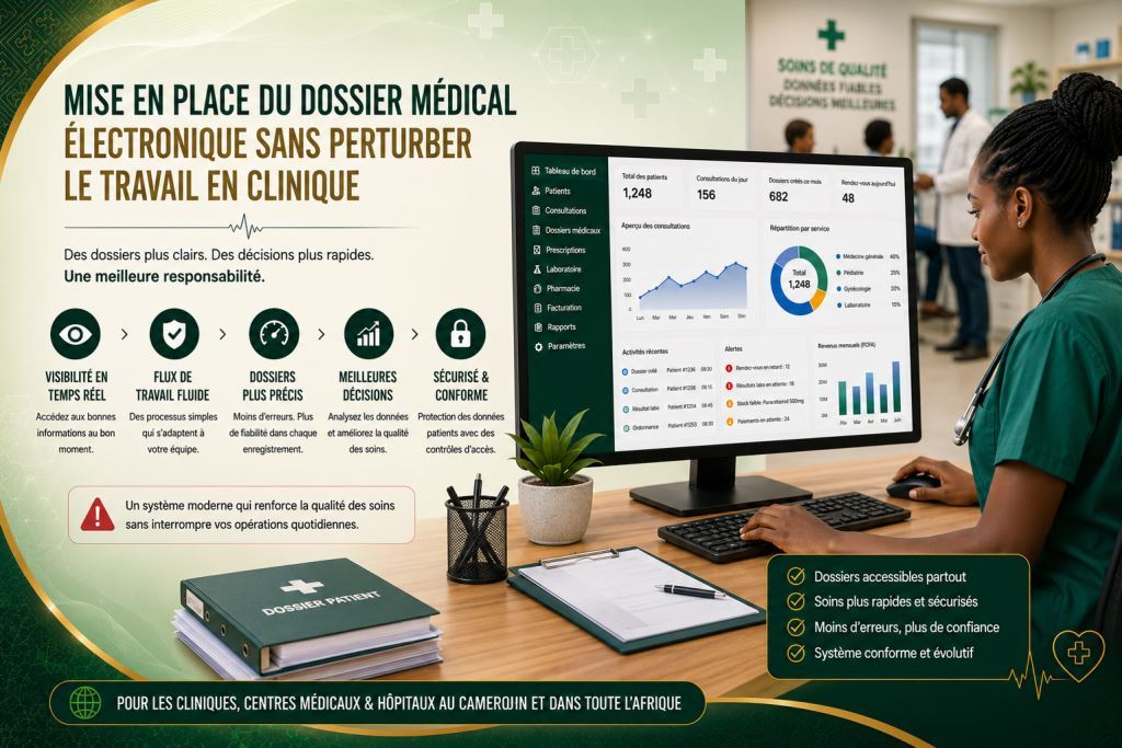 Comment mettre en place les dossiers médicaux électroniques sans perturber la clinique