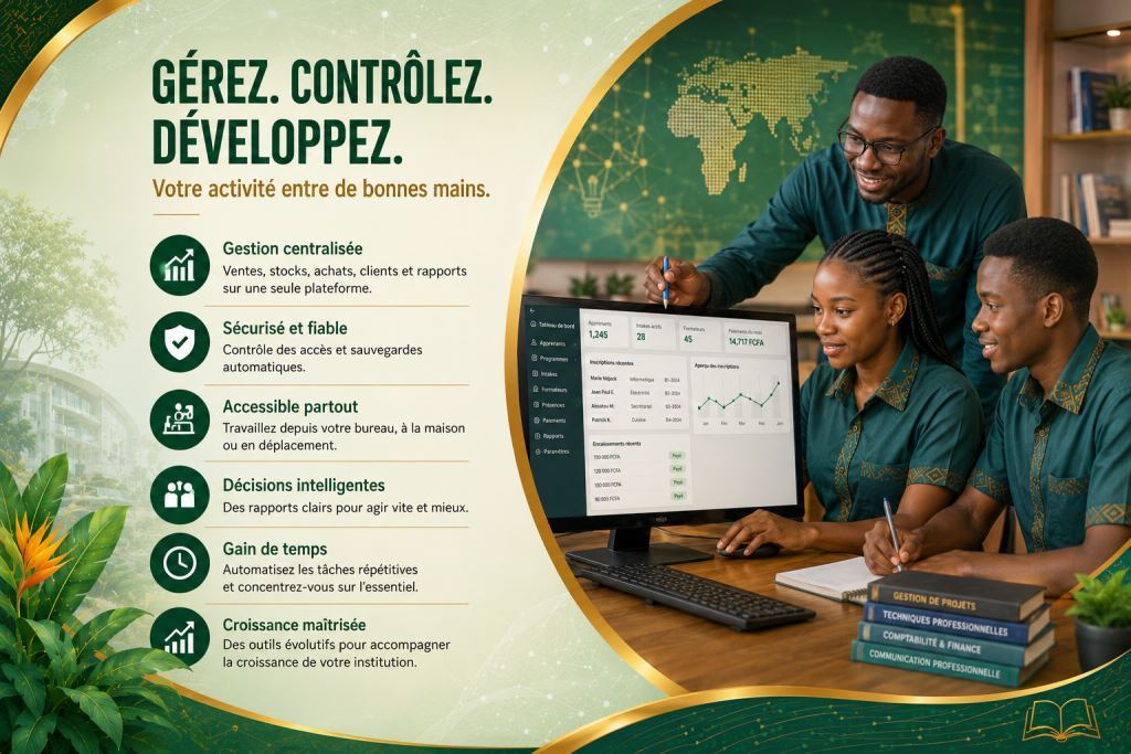 ERP scolaire pour centres de formation professionnelle et instituts