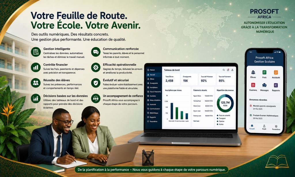 Feuille de route de modernisation numerique des ecoles au Cameroun et en Afrique