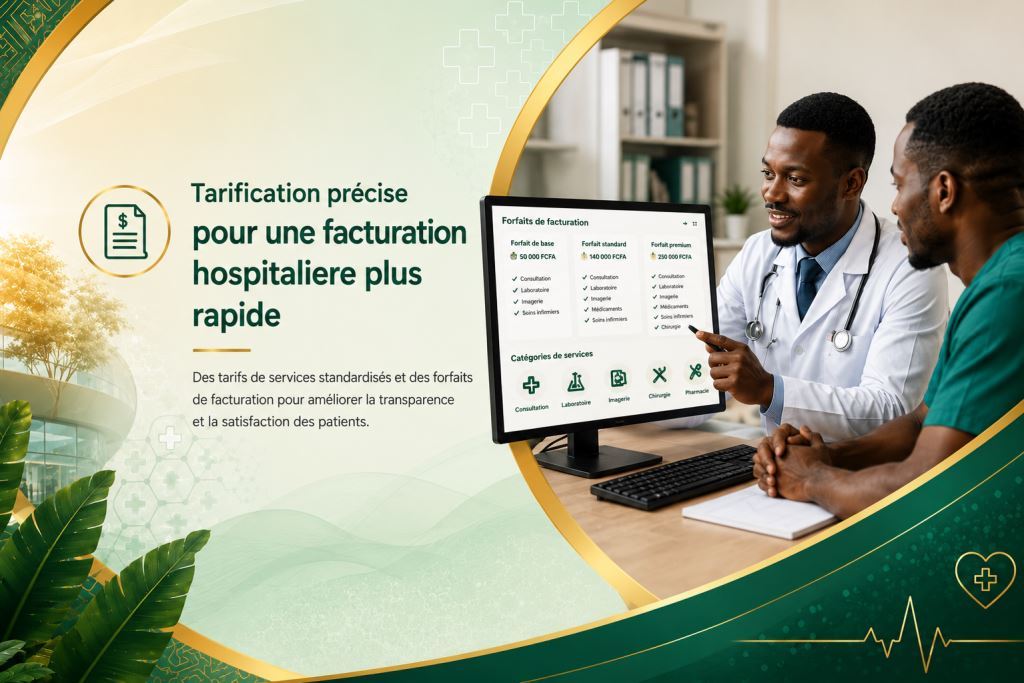 Logiciel de gestion des tarifs hospitaliers et de facturation pour cliniques et hôpitaux au Cameroun et en Afrique