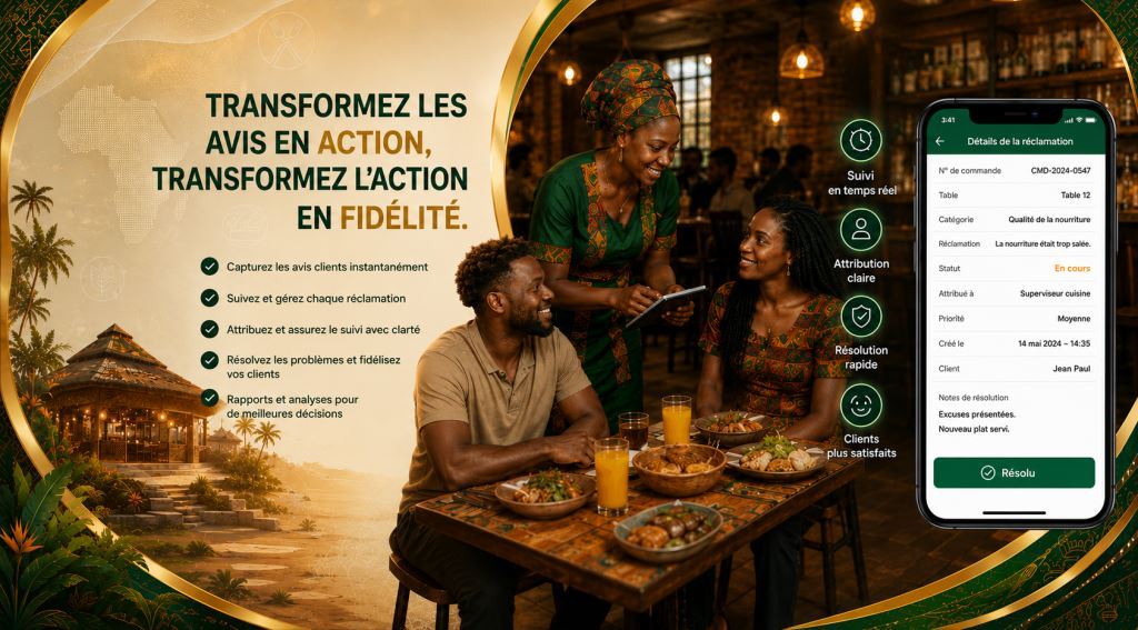 Logiciel de suivi des avis clients et reclamations restaurant 2
