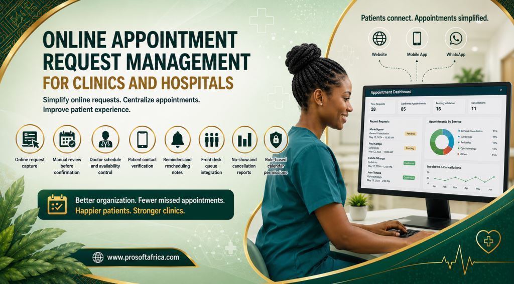 Online Appointment Request Management for Clinics and Hospitals