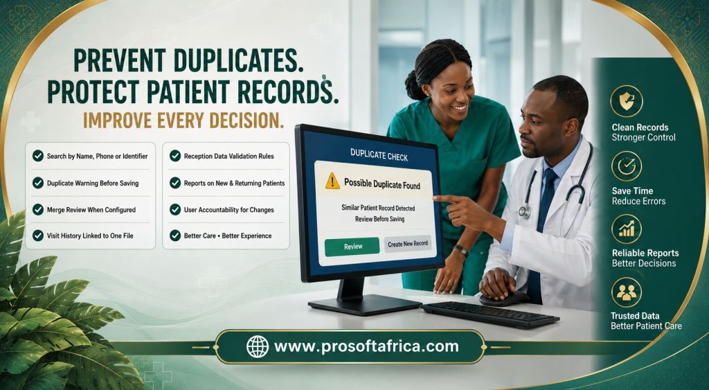 Patient File Numbering and Duplicate Record Prevention in Hospital Software 2