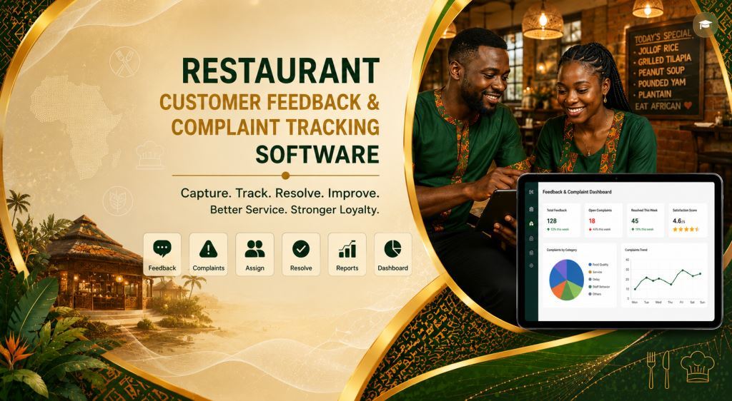 Restaurant Customer Feedback and Complaint Tracking Software