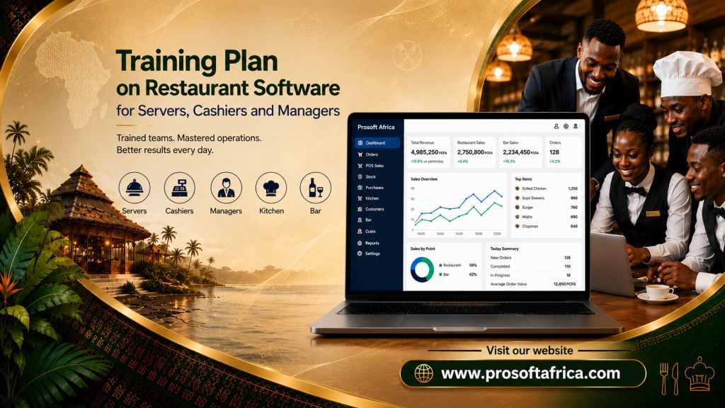 Restaurant Software Training Plan for Waiters, Cashiers and Managers