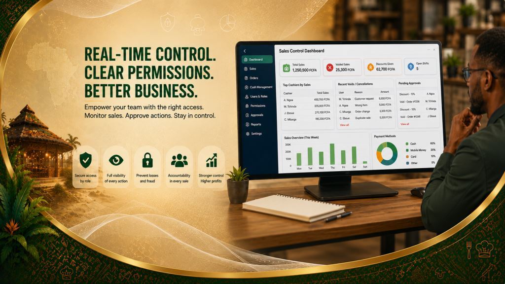 Restaurant Staff Cash Permissions and Sales Control Software 2