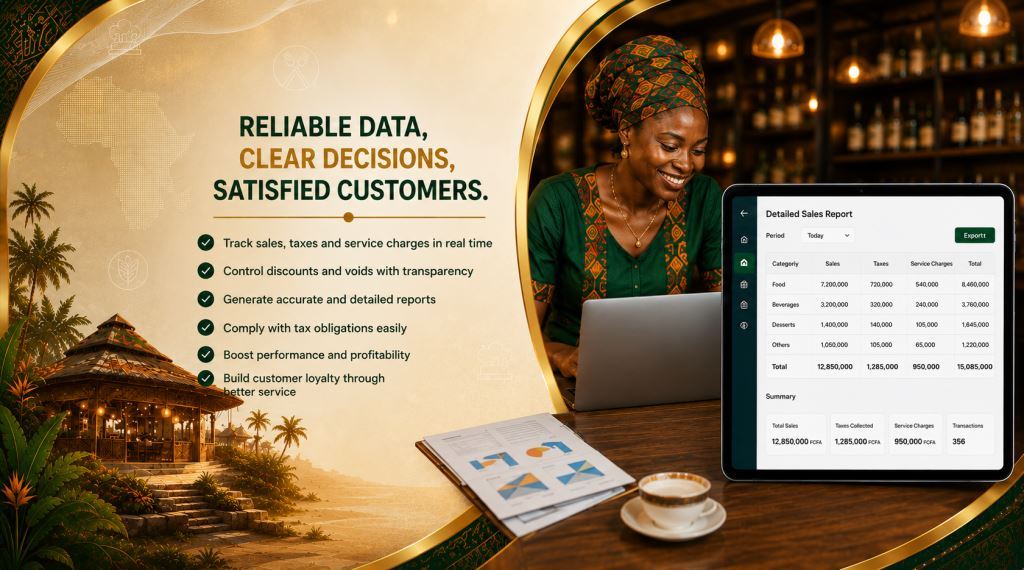 Restaurant Tax, Service Charge and Sales Report Preparation Software 2