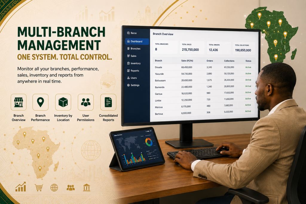 business dashboards and multi-branch management with Prosoft Africa support.2