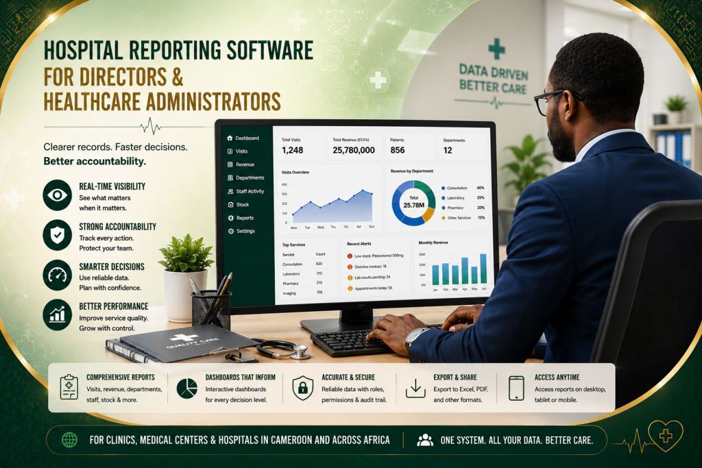 hospital reporting software Cameroon with Prosoft Africa software in Cameroon and Africa