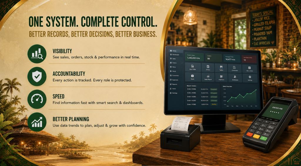 restaurant POS implementation checklist with Prosoft Africa software in Cameroon and Africa2
